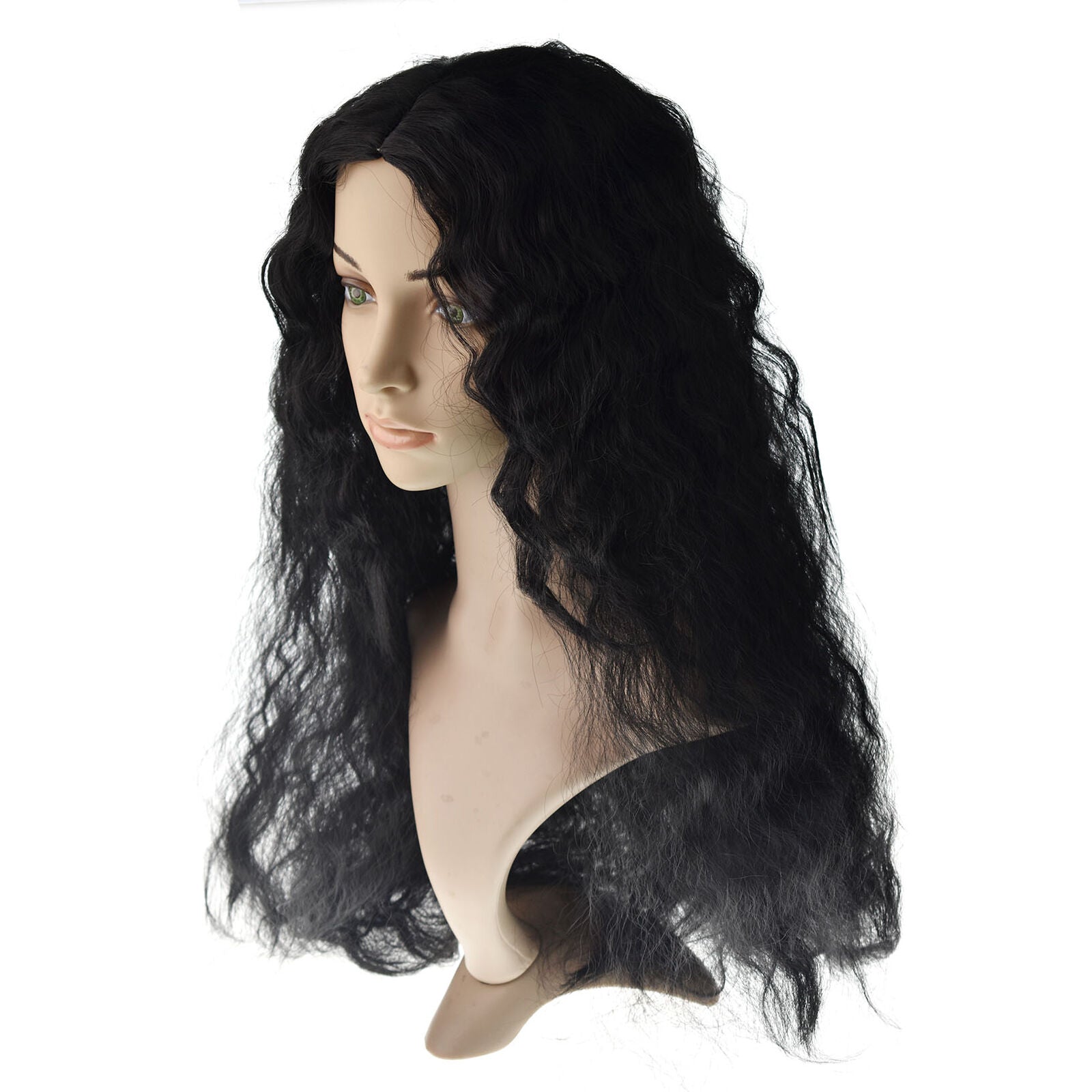 With Baby Hair Brazilian Wig Full Wigs Long Curly For Women Hair Black Synthetic