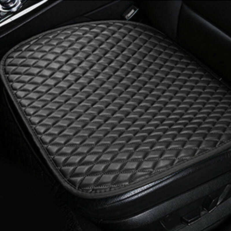 Car Front Seat Cover PU Leather Pad Mat Chair Cushion Full Surround anti-slide