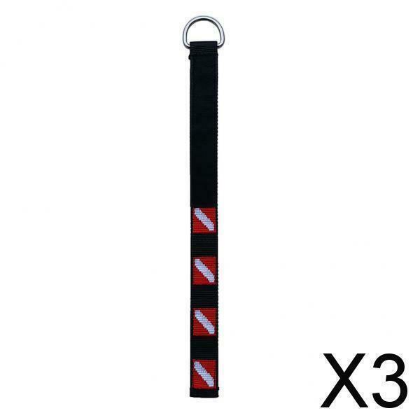 3X Durable Diving Wrist Strap Adjustable Scuba Dive Lanyard Webbing Accessories