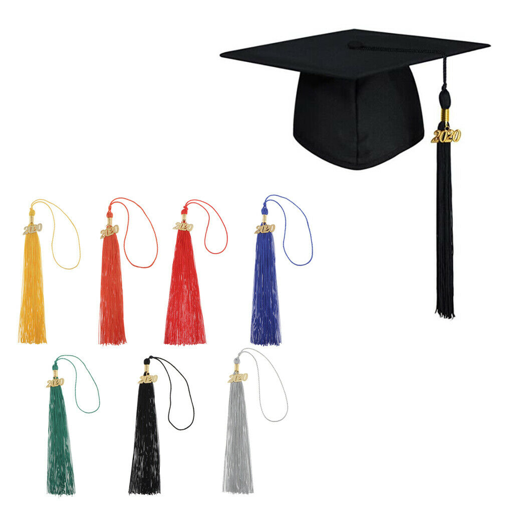 7pcs 2020 Graduation Cord Honor Cord Tassel Cord 16" for Academic Apparel