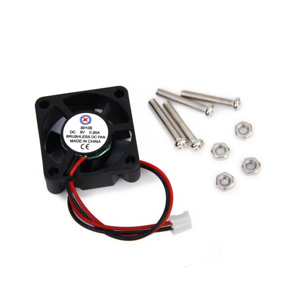 DC 5V Cooling Fan + Screws For Raspberry Pi B / Pi B+/ Pi A+/Pi 2