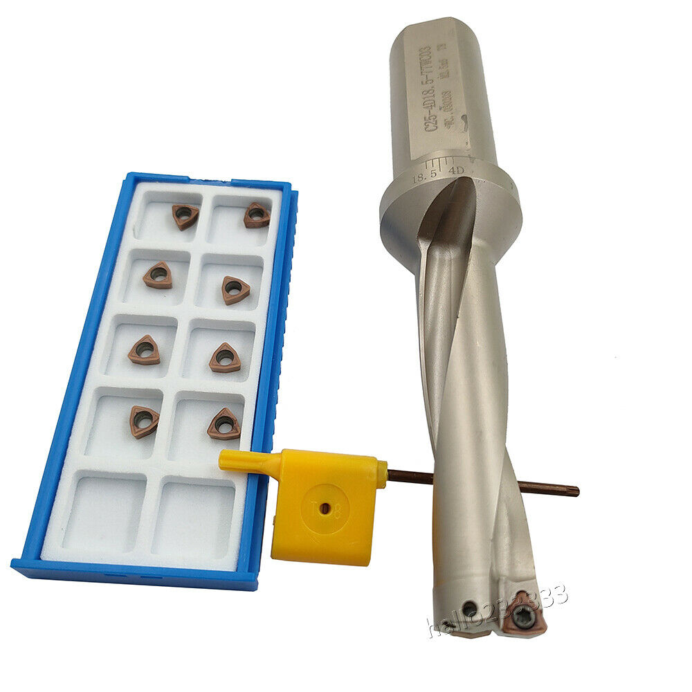 WPD-185-4D-C25 18.5mm U drill indexable drill + 5PC WCMT030208 ZM1025 CNC insert