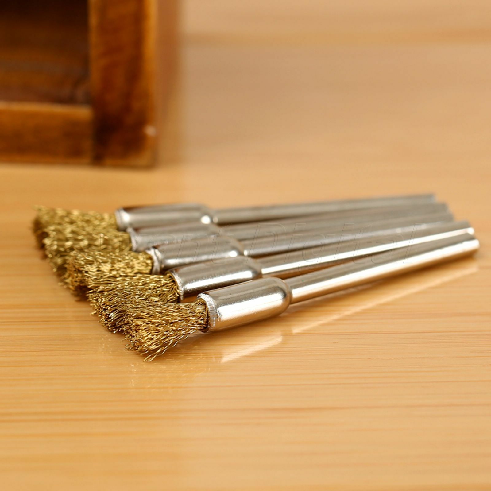 Brass Rotary Wire Wheel Pencil Polising Brushes Die Grinder Tool For Power 10PC