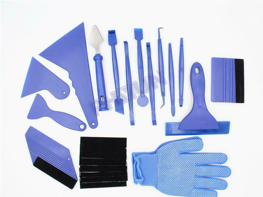 21x Car Window Paper Film Stickers Cutting Squeegee Tool Kit Auto Accessories
