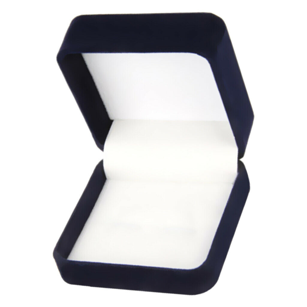 Velvet Interior Cufflink Cuff Holder Links Storage Gift Box Jewelry Display