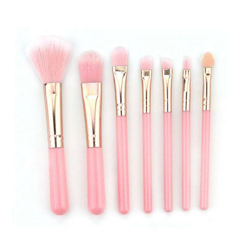 Makeup Brushes Set Face Cosmetic Eye Shadow Blush Brush Make Up Tool 7Pcs Hot~