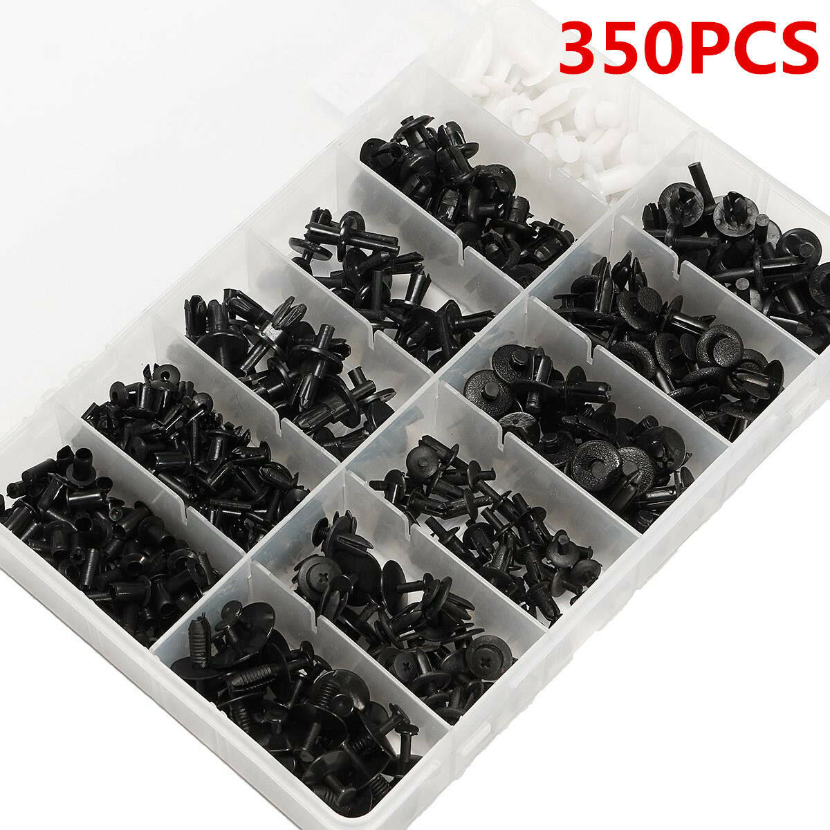 Car Automotive Push Pin Rivet Trim Clip Panel Body Interior Assortments 350pcs