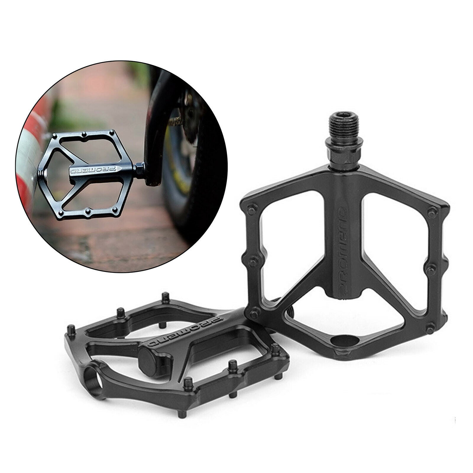Bicycle platform flat pedals Mountain bike bicycle pedals 9/16 inch