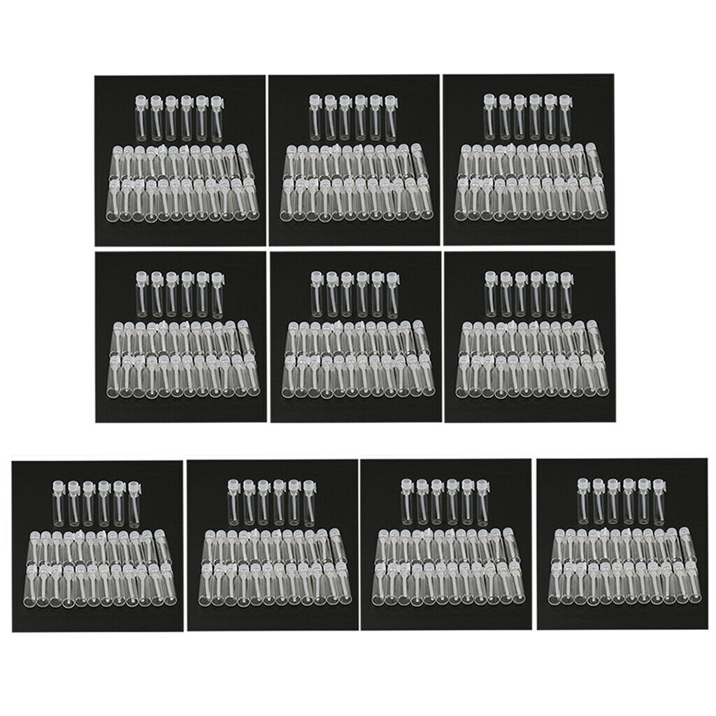 300x Refill Empty Mini Glass Vials  Bottles for Perfume Essential Oil