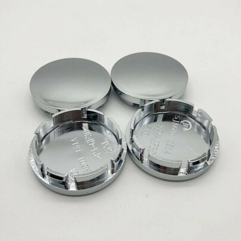 4x 56mm Car Wheel Center Caps Hub Tyre Rim Hub Cover Universal ABS Chrome US
