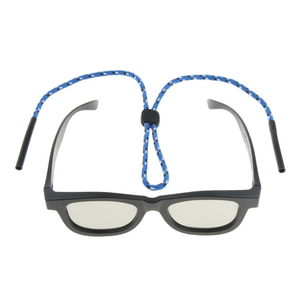 5 Pieces Adjustable Anti-slip Sunglasses Strap Glasses Neck Cord Blue
