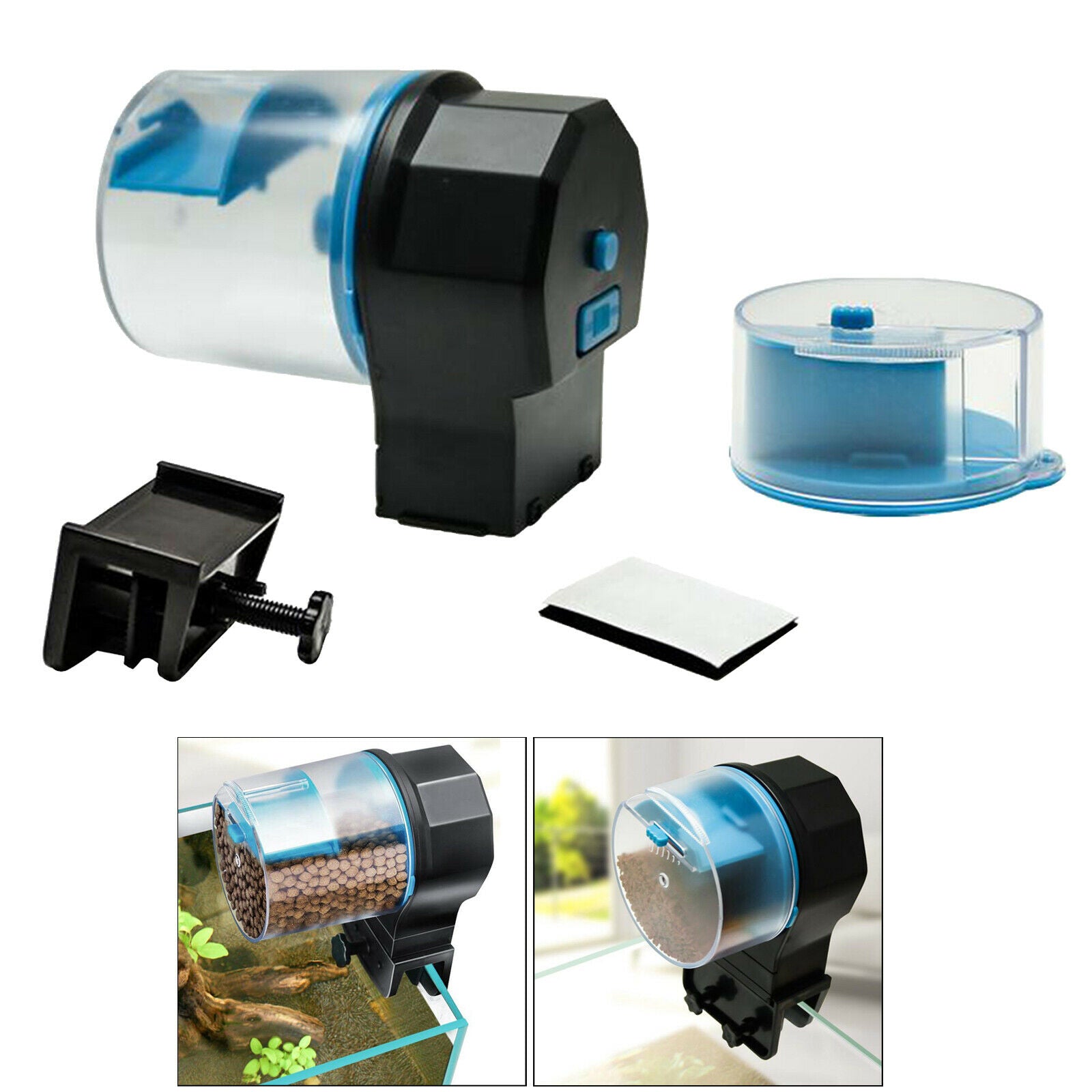 Automatic Fishing Feeder Aquarium Tank Auto Food Dispenser Battery Weekend