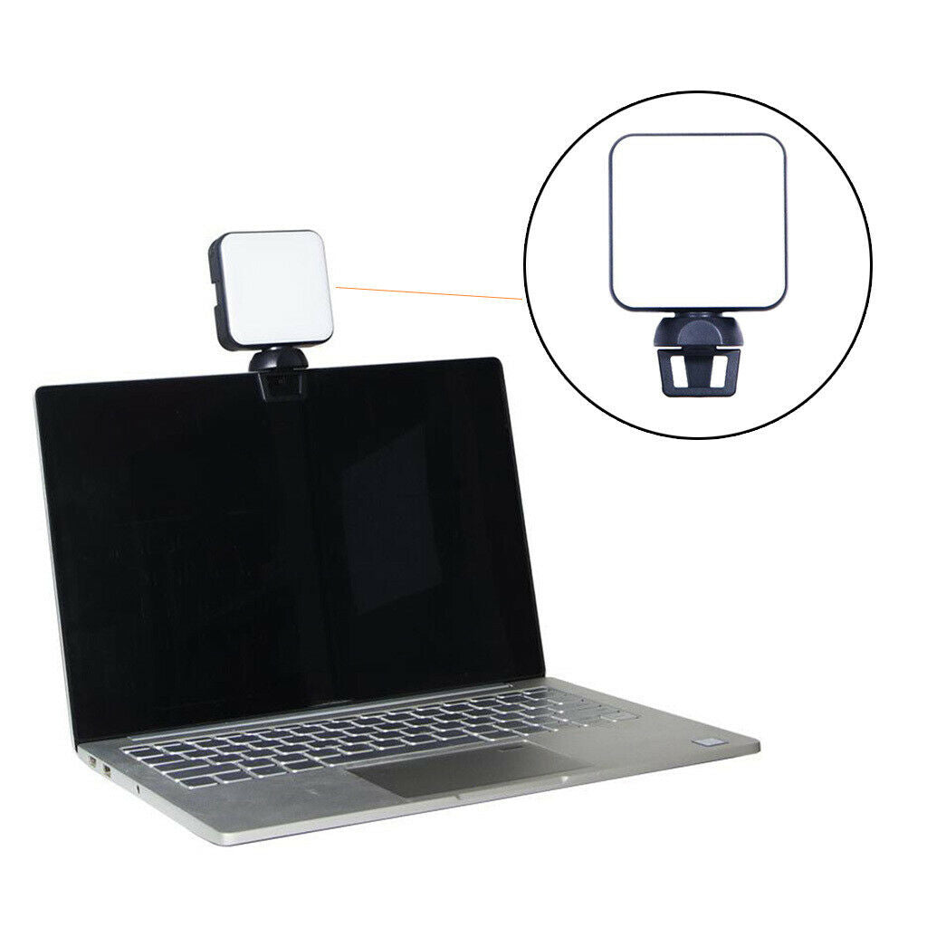 USB Video Conference LED Light Dimmable Vlog Kit for Laptop Zoom Call, Black
