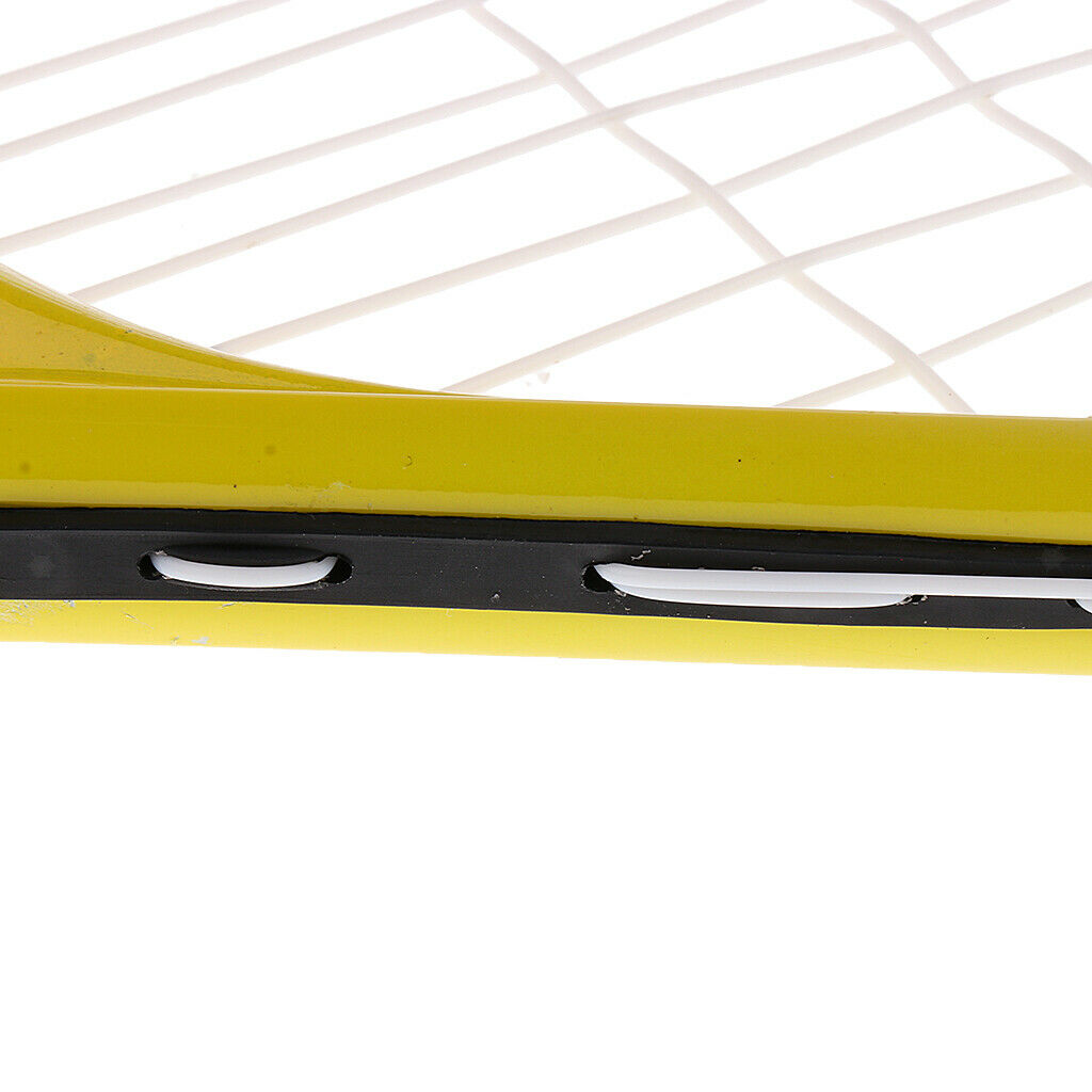 Aluminium Alloy Kids Junior Tennis Racquet Training Racket with Cover Yellow