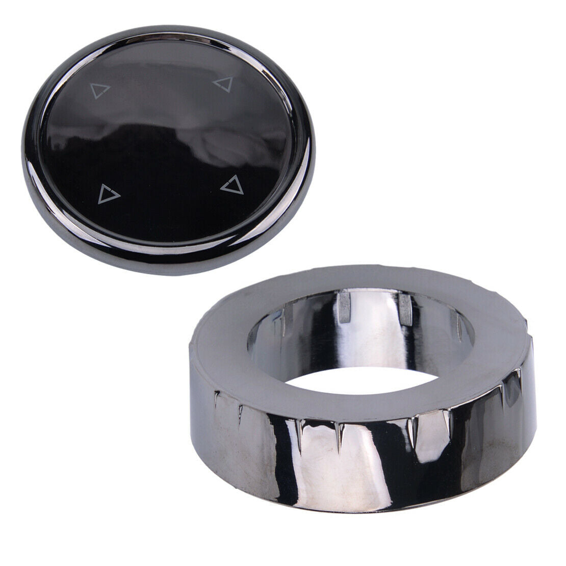 Ceramic Black Big Multi Media Knob Cover Trim Fit for BMW 1 3 5 F10 F20 F30