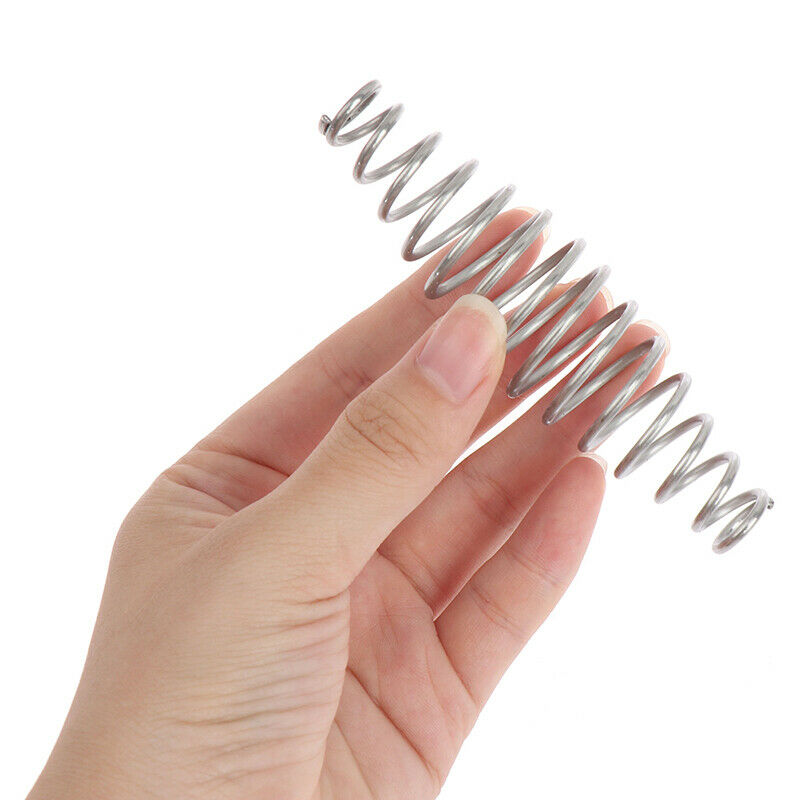 10cm Stainless Steel BBQ Heavy Duty Spring Handle Barbecue Elasticity Ste.l8