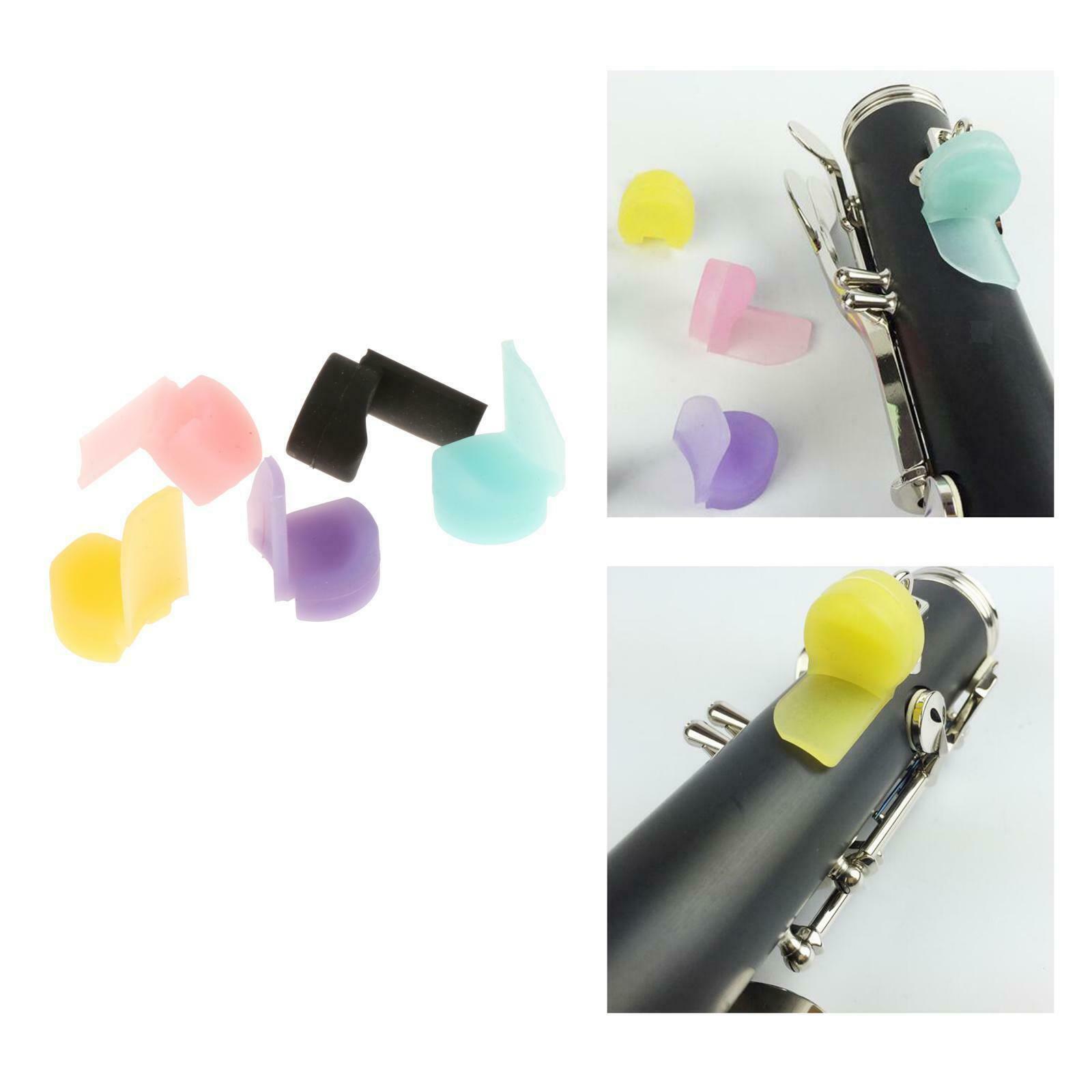 5pcs Clarinet Thumb Rest Pads Finger Pretector for Clarinet Oboe Woodwind