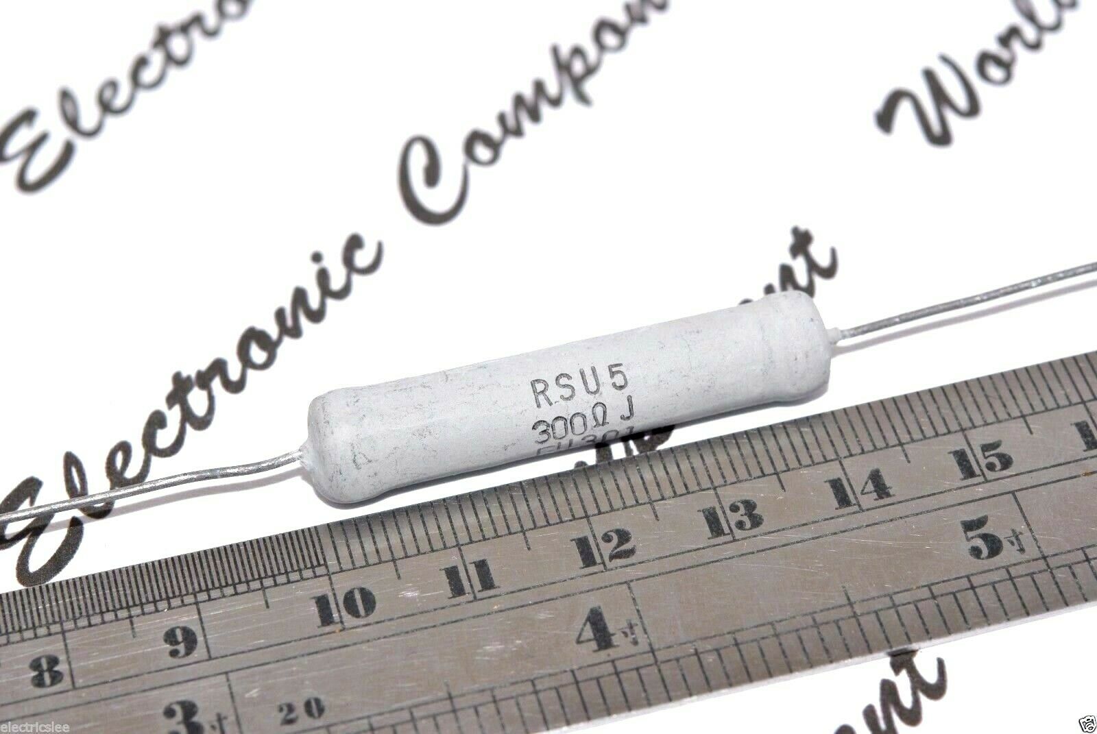 2pcs - RSU5 3K 5W 5% Wire Wound Resistor