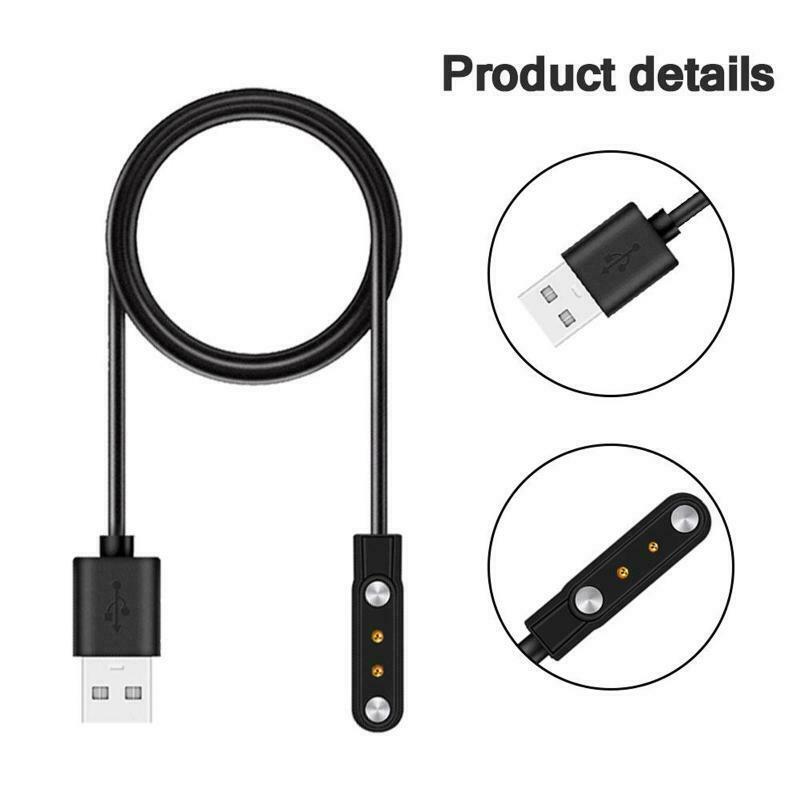 USB Charging Cable Base Cord Wire for -Ticwatch GTX Sport Smart Watch Accessori