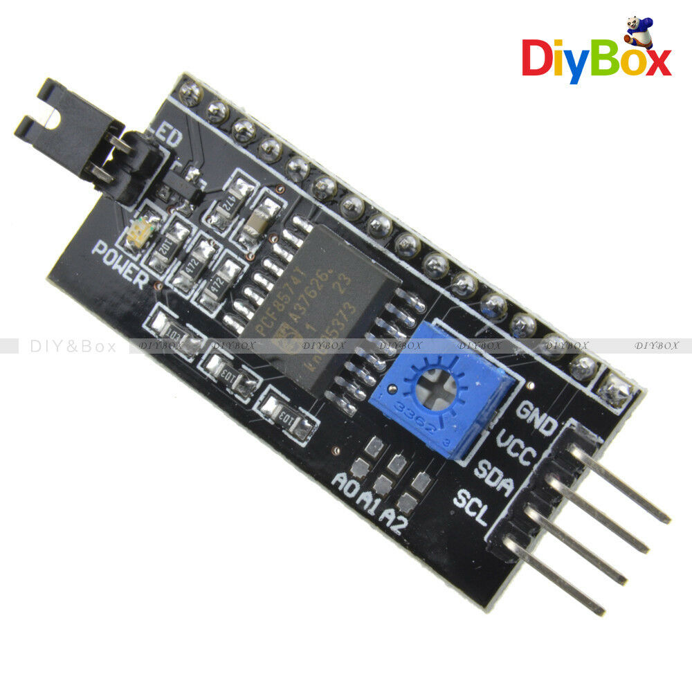 5V 12864 LCD Display 128x64 Dots Blue 1602LCD IIC/I2C/TWI/SPI Serial for Arduino