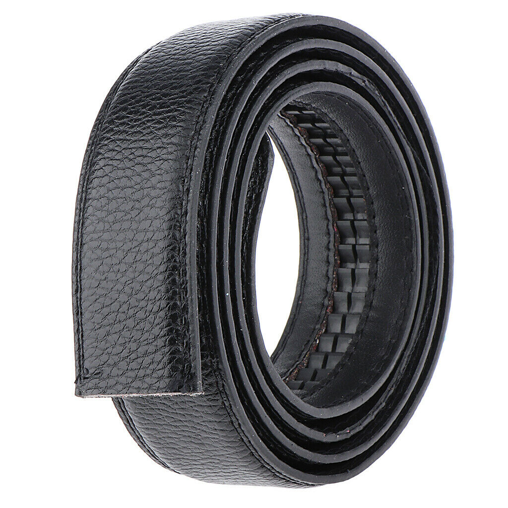 2 Pack Mens Automatic Dress Belt Strap Waistband Without Buckle Belt Replacement