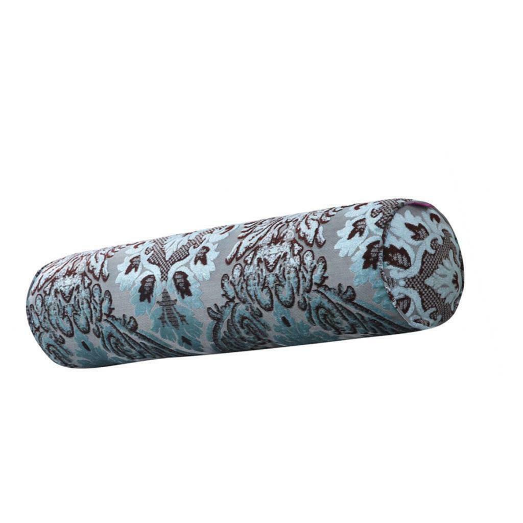 2 Pack Cylinder Roll Pillow Head Legs Lumbar Neck Support Round Cushion 40cm