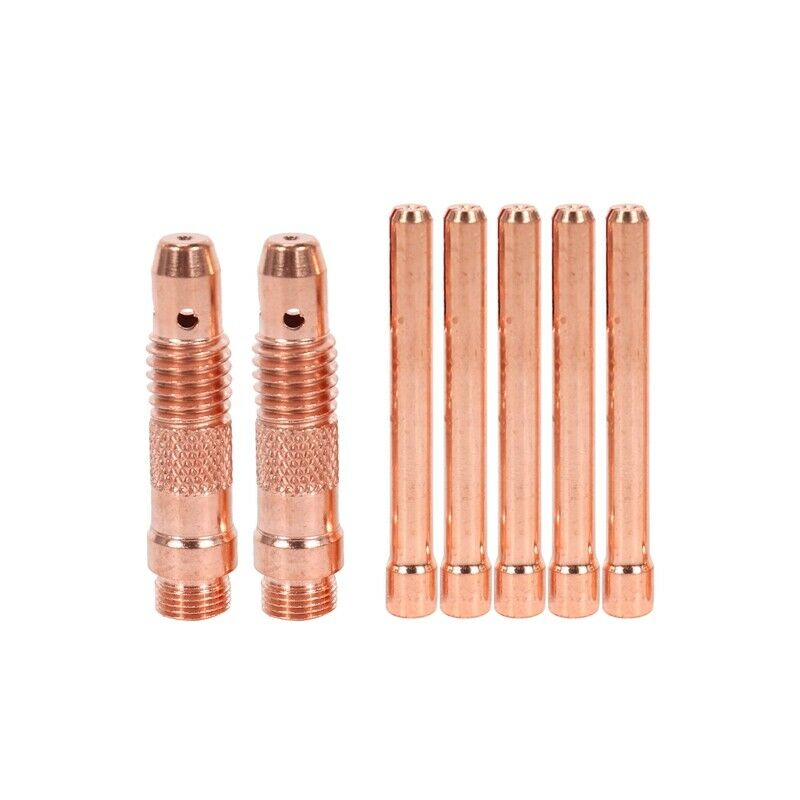 58Pcs Tig Welding Torches Gas Lens Kit Collet Body Alumina Nozzle Consumables L1
