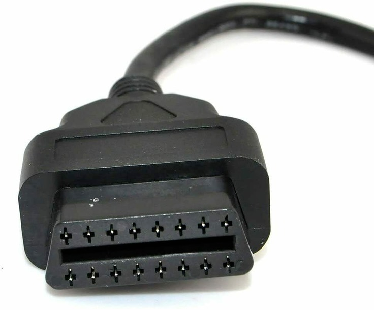 OBD2 16Pin Male to Female Extension Cable Car Diagnostic Extender Cord1.5M