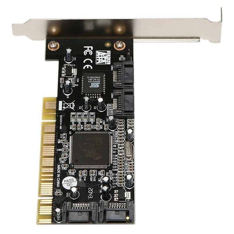 PCI to 4 SATAII Riser Card SIL3114 Array Card Adapter Support RAID 0.1.0+1.5 HO2
