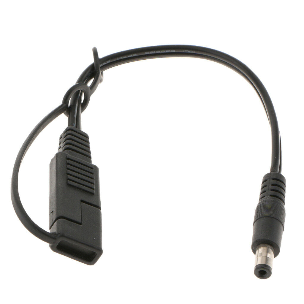 18AWG 10A SAE to DC5521 Power Adapter Cable for Car Solar Battery 200mm
