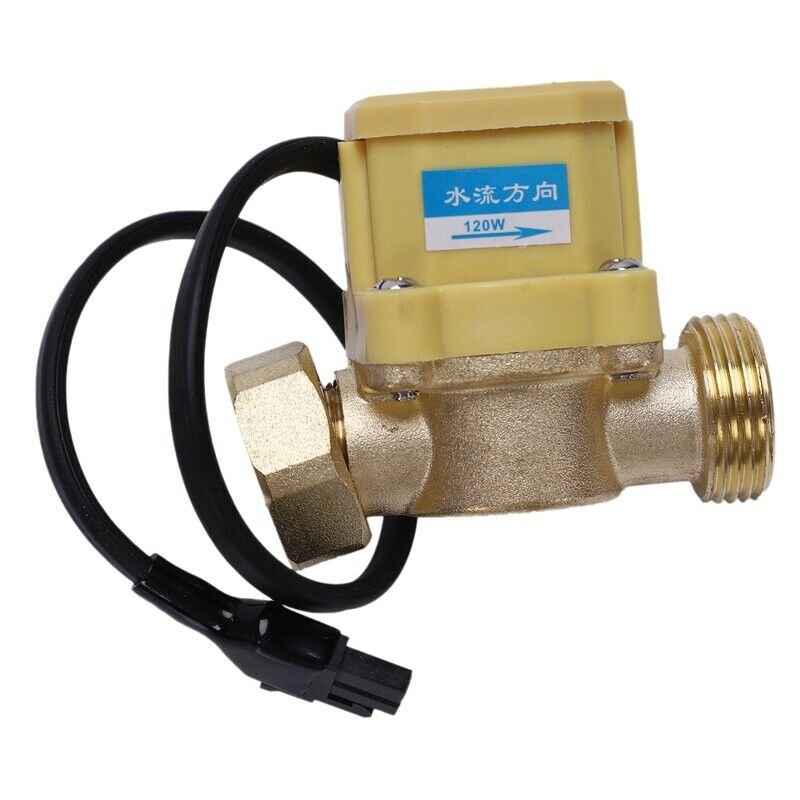 26mm 3/4" PT Thread Connector 120W Pump Water Flow Sensor Switch R9I6I6