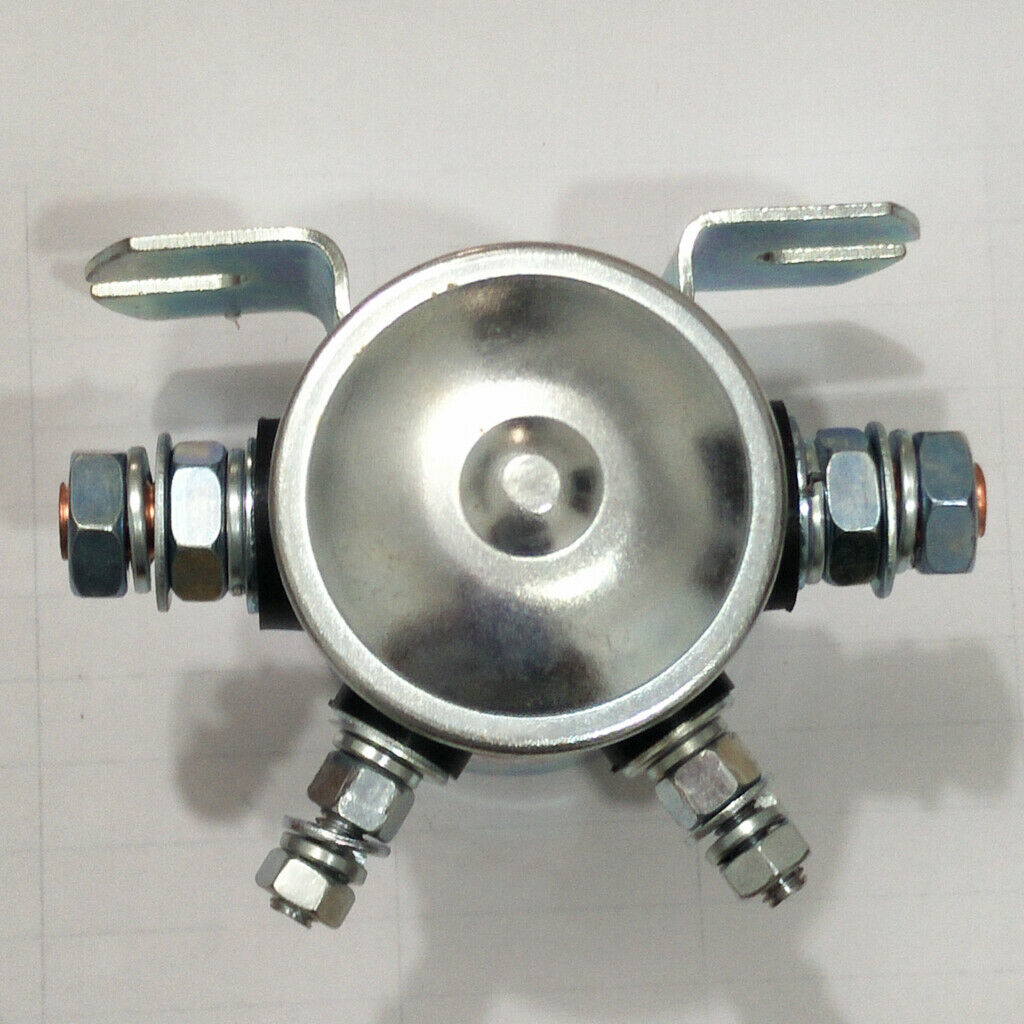 24V 200A Normally Open Contactor Solenoid Relay Metal for Winch & Golf Cart