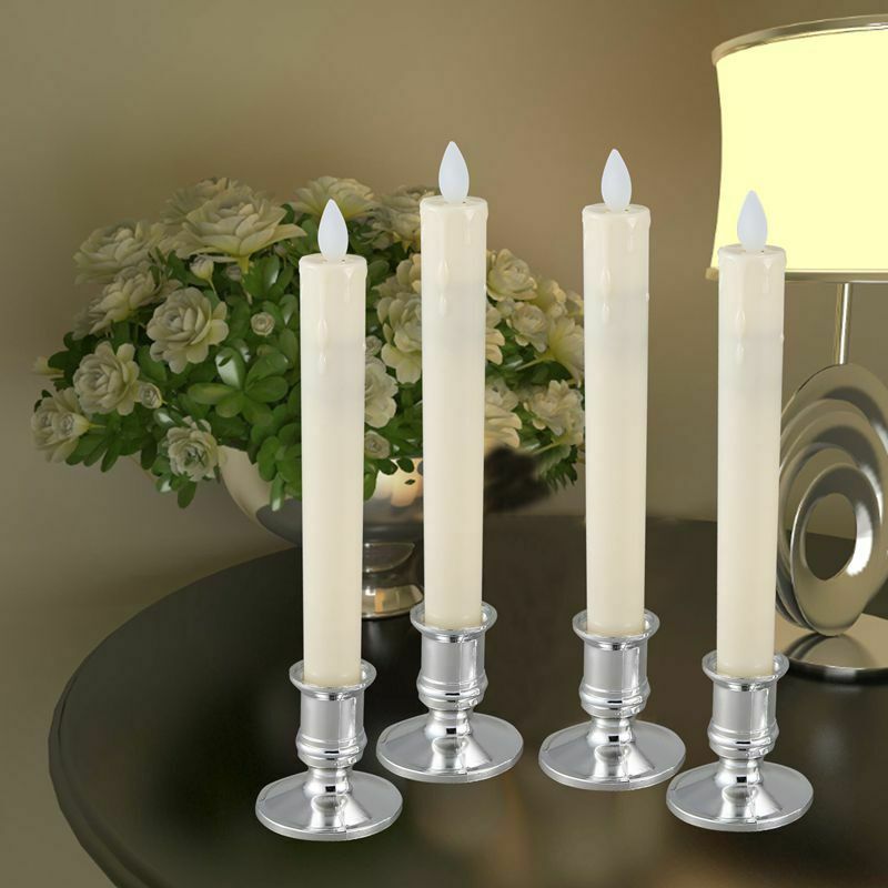 4Pcs Electric Led Candle Flameless Battery Flicke Candle Light Candlelight DinB9