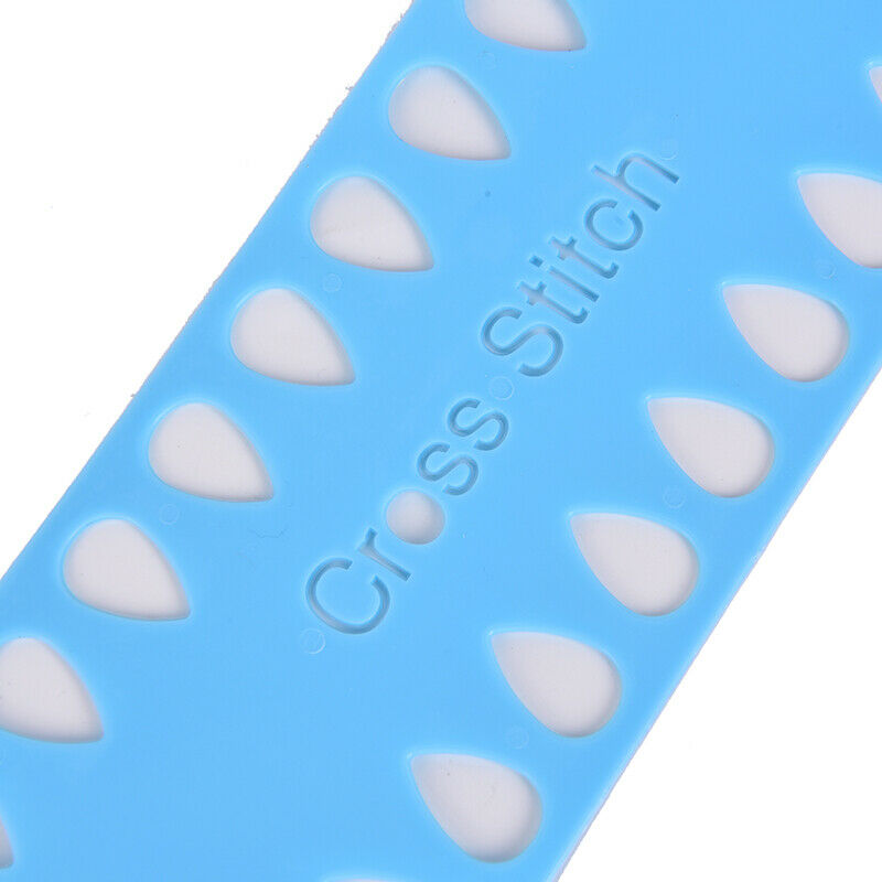 2pcs Plastic Cross Stitch Row Line Board Embroidery Floss Thread Yarn Organiz Qx