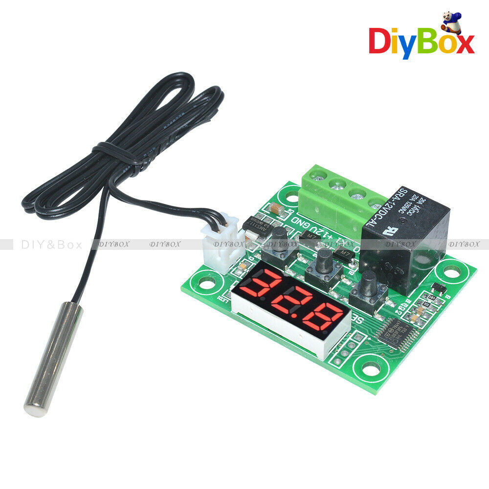 Digital W1209 12V Thermostat Temperature Control Sensor Switch Module -50-110°C
