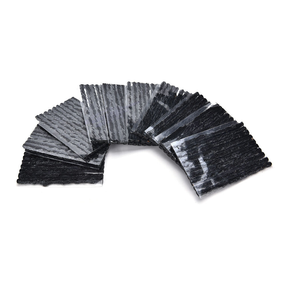 100x Tubeless Tire Tyre Puncture Repair Kit Strips Plug Car cycling Bike  TuBSJ