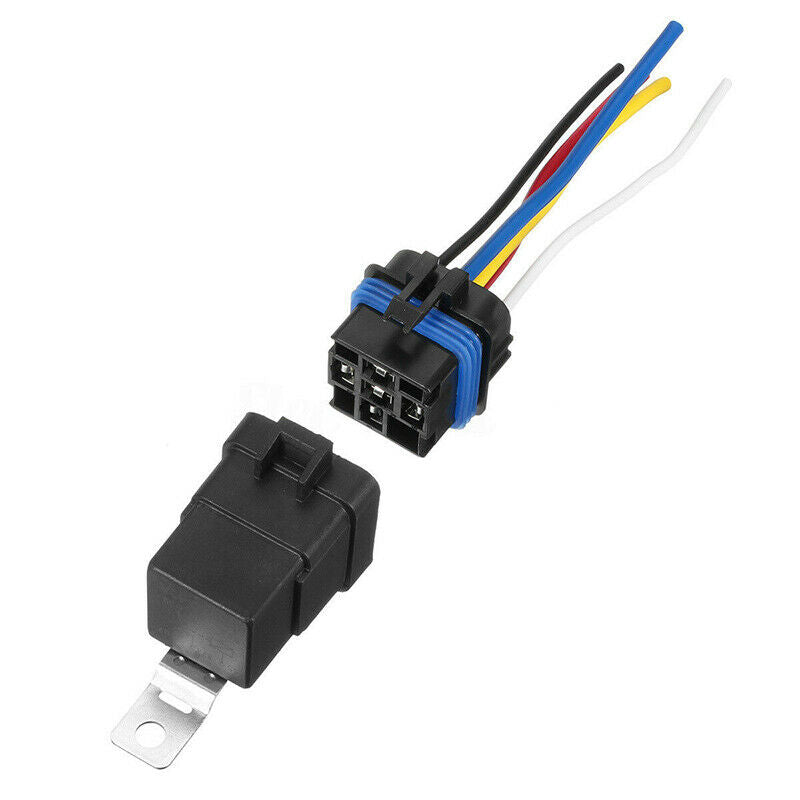 5Pin Automotive Car Relay Switch Harness Waterproof 30A/40A 12VDC 12AWG Wire SJ