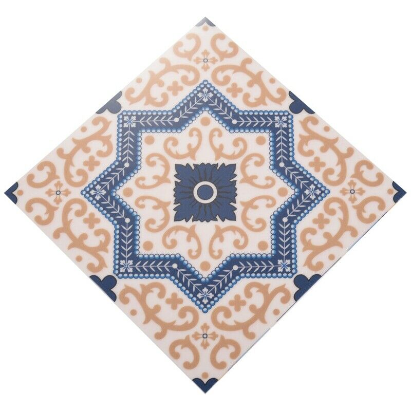 10Pcs Moroccan Style Tile Stickers Waterproof Wall Stickers Bathroom Art DecorG9