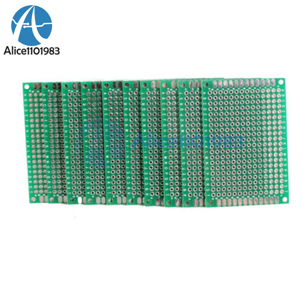 20PCS Double Side Prototype PCB Tinned Universal Breadboard 4x6cm 40mmx60mm FR4