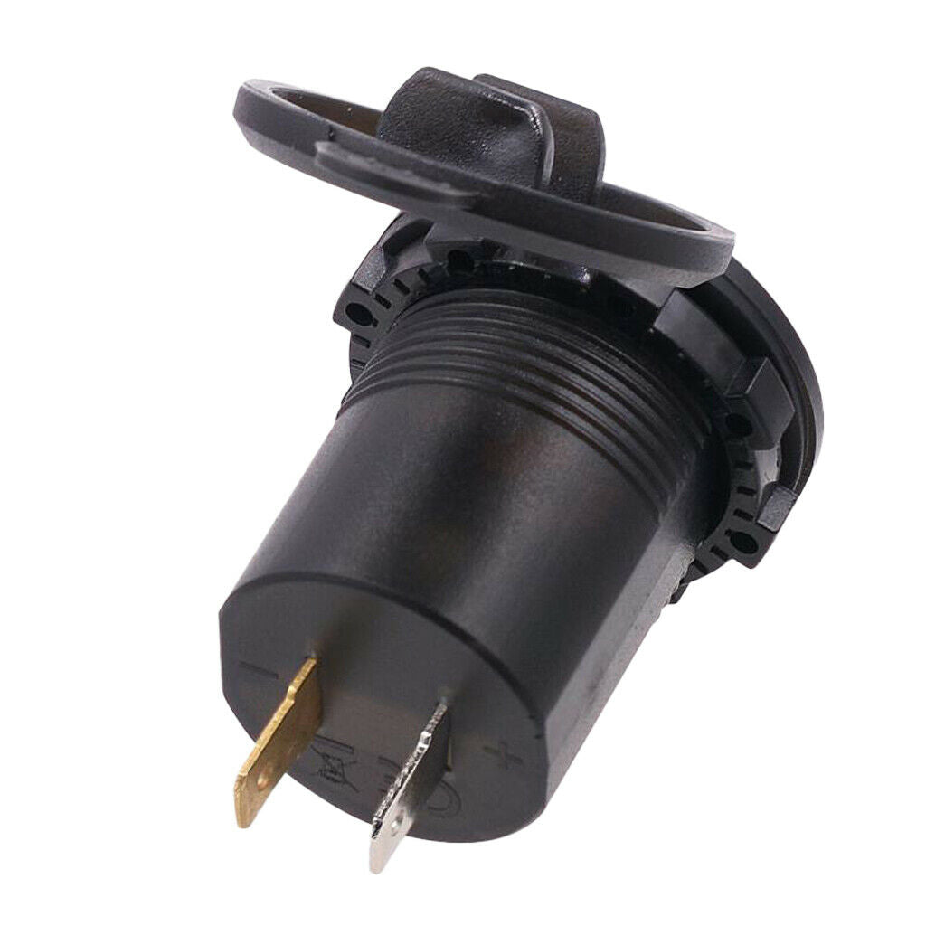Waterproof Dual 4.2A USB Fast Charger Socket Power Outlet with Digital Voltmeter