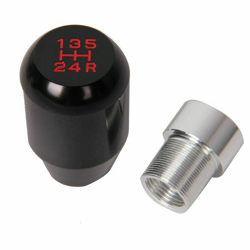 Universal Black Aluminum 5 Speed Car Auto Manual Gear Stick Shift Shifter Knob