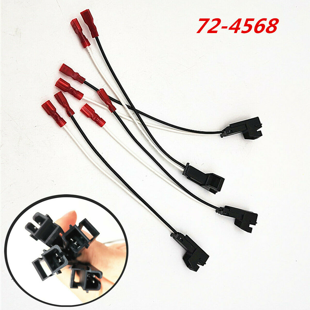 4X Car Radio Speaker Wiring Harness Adapter 72-4568 For GMC Chevy Buick Cadillac