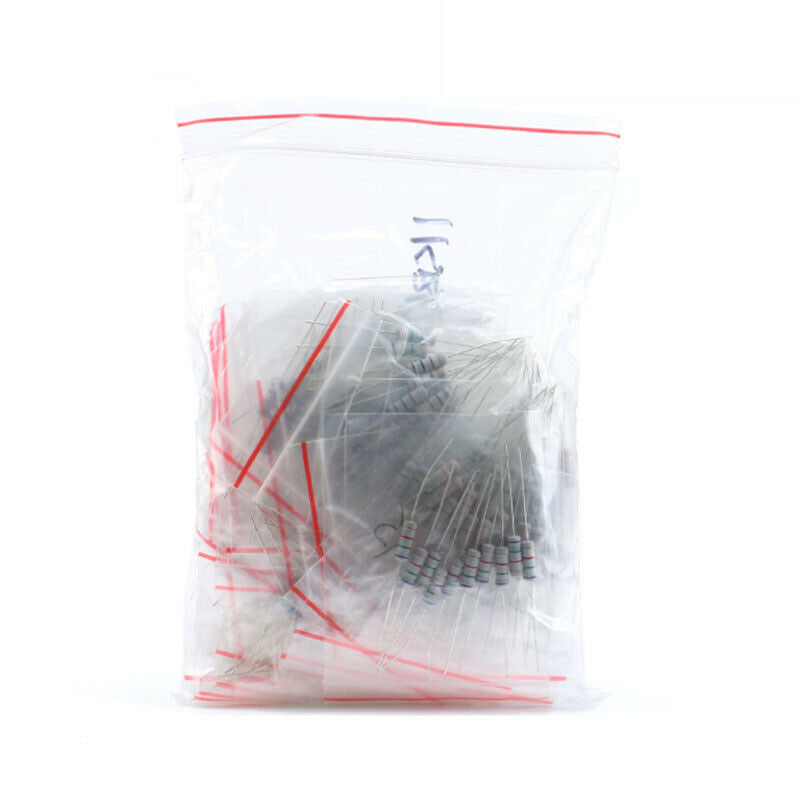 75pcs 27ohm-750ohm 3W carbon film resistor package component package Fixed