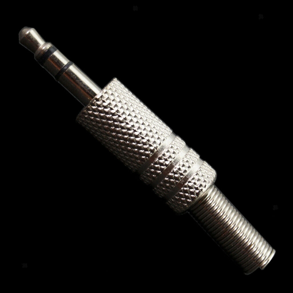 1/8'' 3.5mm Plug Audio Cable Amplifier Connector Spring for Guitar Bass Part