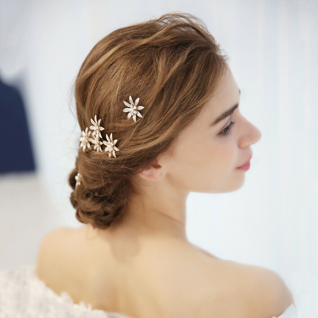 Wedding Hair Pins Set(3pcs)Bride Crystal Rhinestone Hair Pins, Hair Accessories