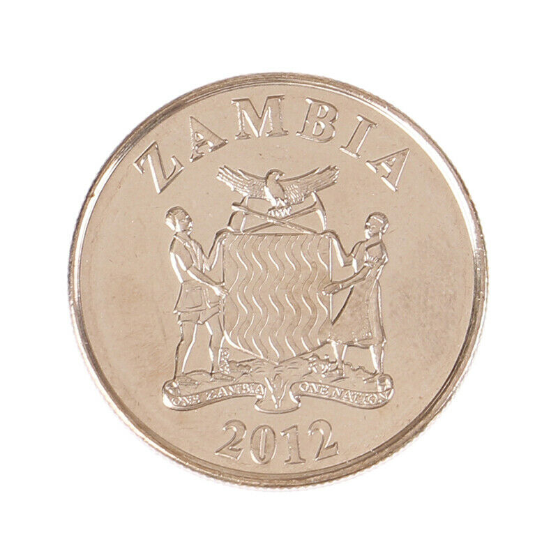 21mm Zambia 50 Ngwee Coin African Wild animal Collection of commemorative.l8