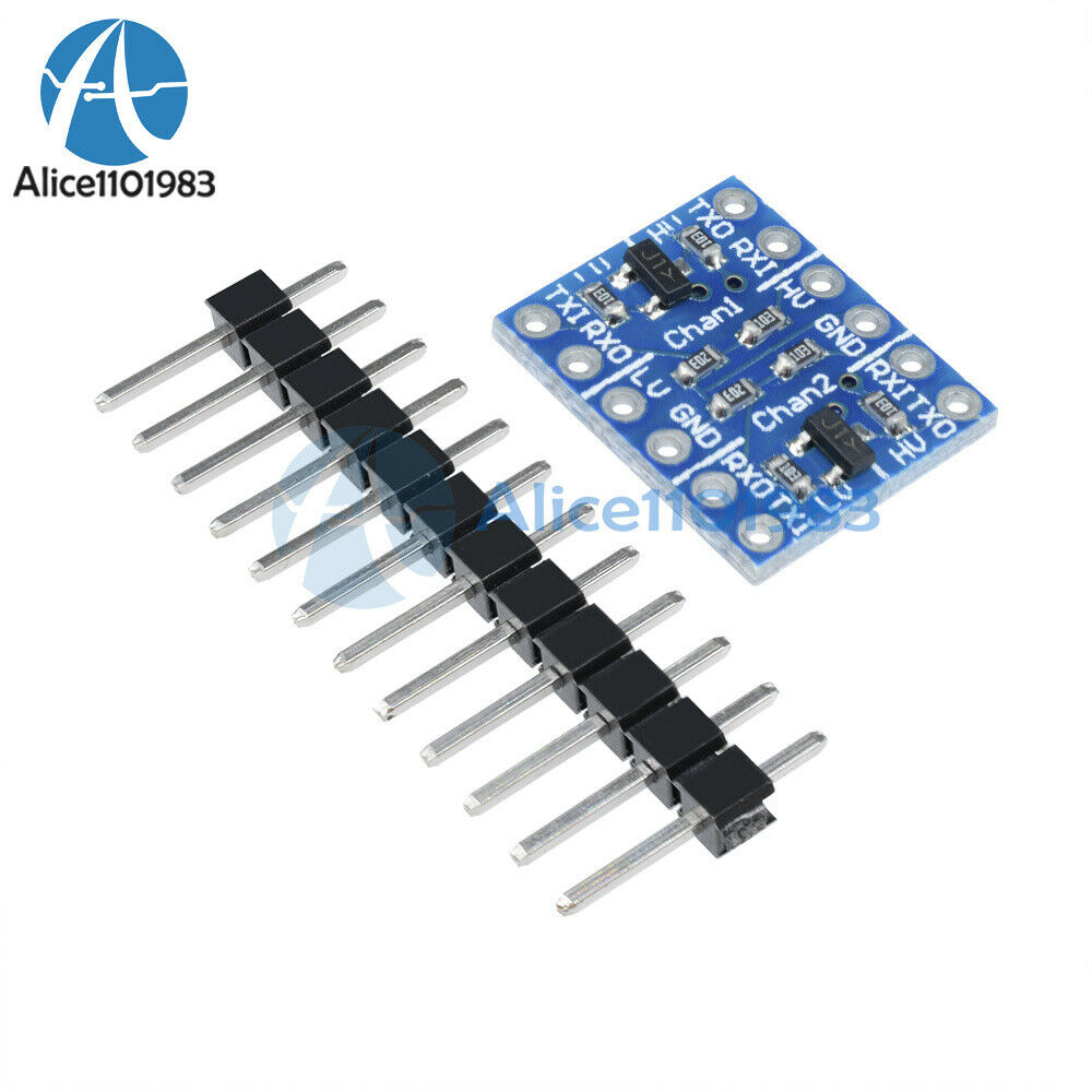 2PCS Two Channel IIC I2C Logic Level Converter Bi-Directional Module 5V to 3.3V