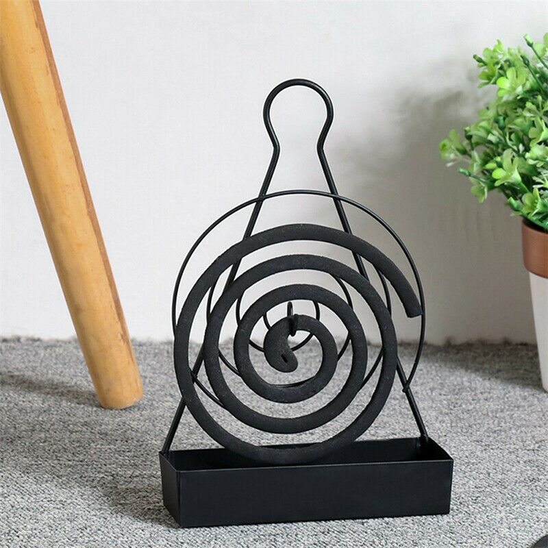 Spiral Mosquito Coil Holder Iron Mosquito Coil Frame Insect Repellent Incens Qx