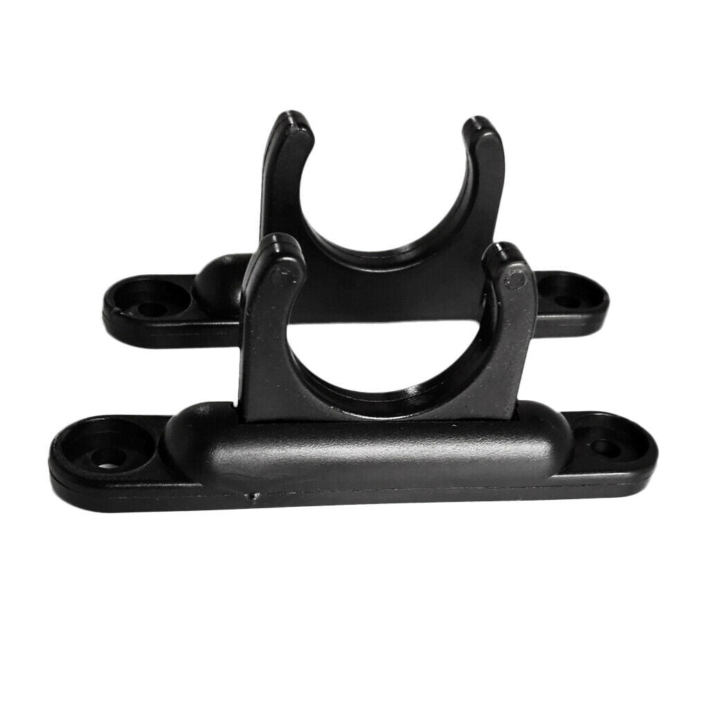 2 Pack Kayak Paddle Clip - Oar Rod Tube Holder - Deck Mounted - Universal Fit