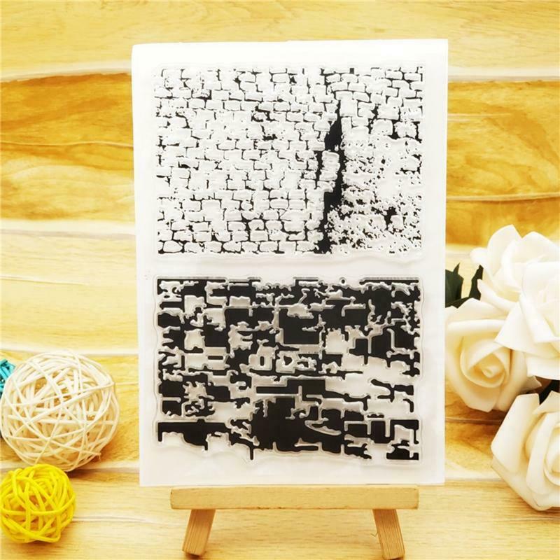 Wall Clear Stamps Embossing Stencil DIY scrapbooking Album Paper Card Making